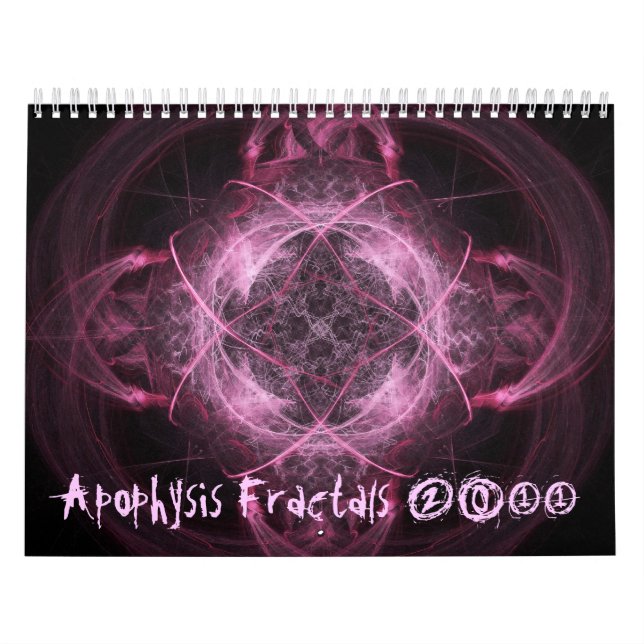 Mural Calendrier des fractales 2011 d'Apophysis (Protection)
