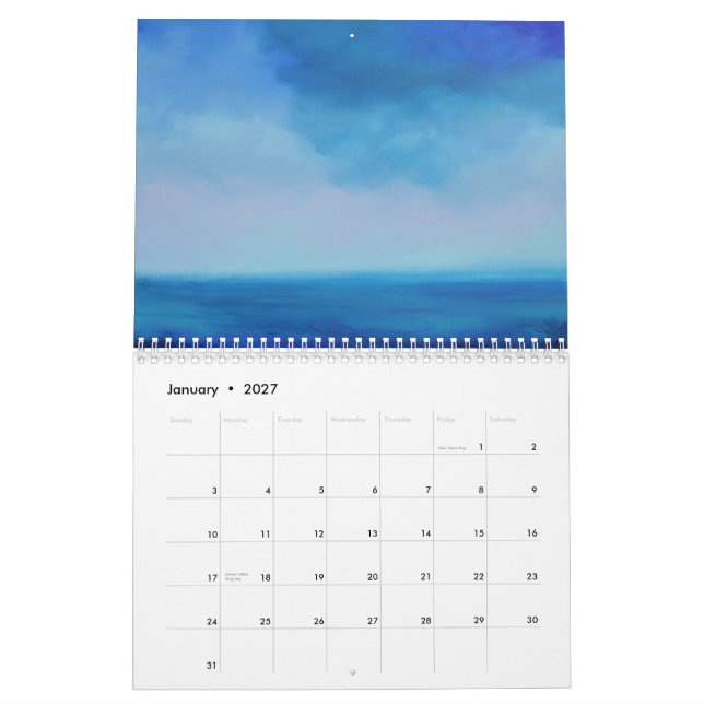 Mural Calendrier des horizons 2012 de la Floride (Jan 2027)