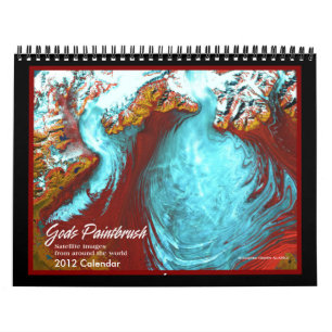 Mural Calendrier des images 2012 de satellite de terre