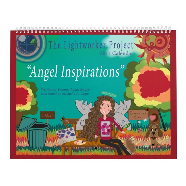 Mural Calendrier des inspirations" 2017 "d'ange (Protection)