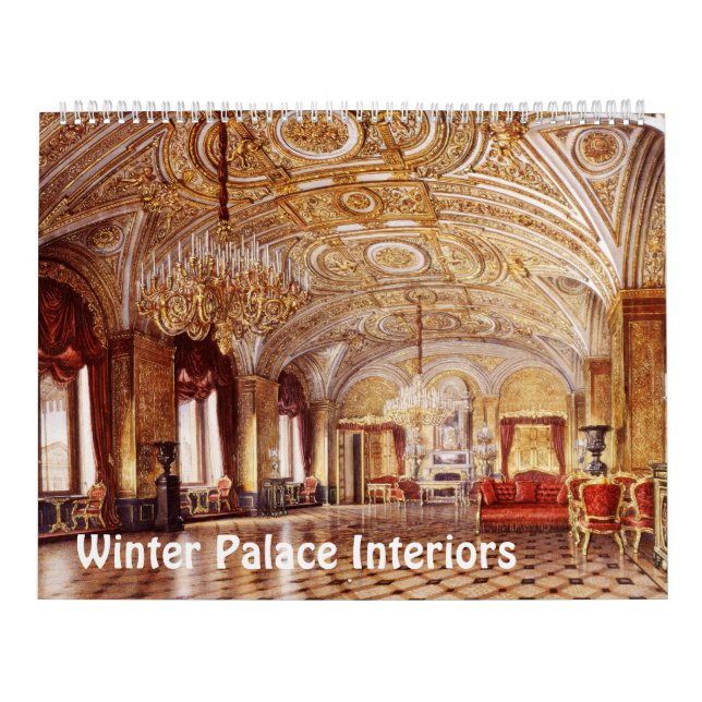 Mural Calendrier des intérieurs du palais d'hiver de 12  (Protection)