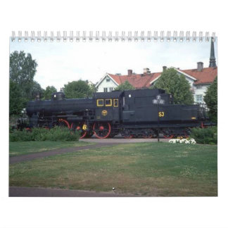 Mural Calendrier des passionnés de train