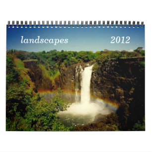 Mural calendrier des paysages 2012