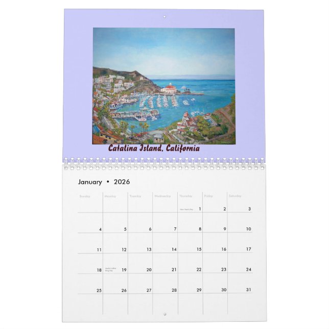 Mural Calendrier des paysages 2015 (Jan 2026)
