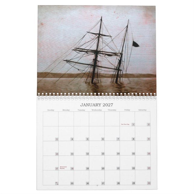 MURAL CALENDRIER DES PEINTURES 2015 DE SHANON PLAYFORD (Jan 2027)