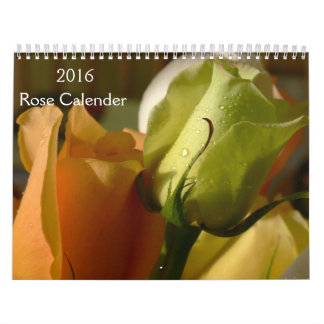Mural Calendrier des roses 2016