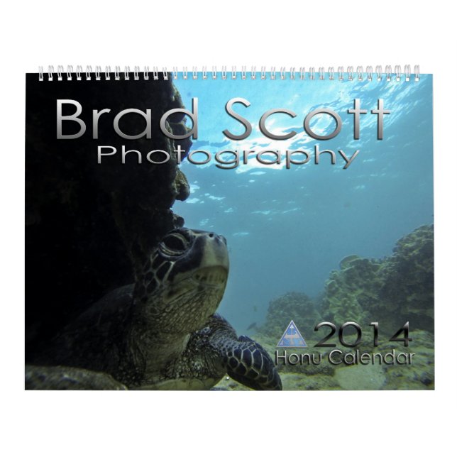 Mural Calendrier des tortues marines par Brad Scott Phot (Protection)