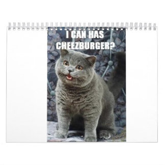 Mural calendrier d'icanhascheezburger