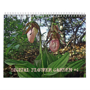 Mural Calendrier Digital Flower Garden #4