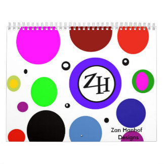 Mural Calendrier d'illustrations originales de Zan