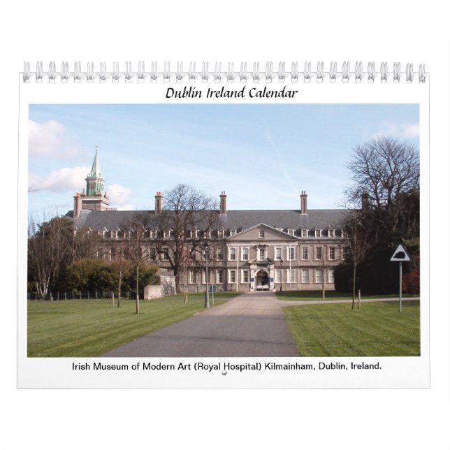 Mural Calendrier d'Irlande - Les célèbres monuments de D (Protection)
