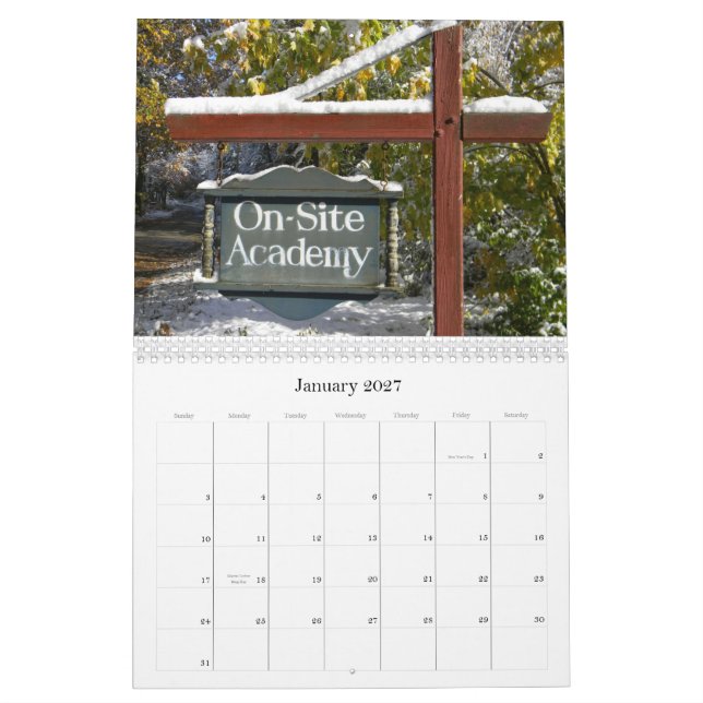 Mural Calendrier d'OSA (Jan 2027)