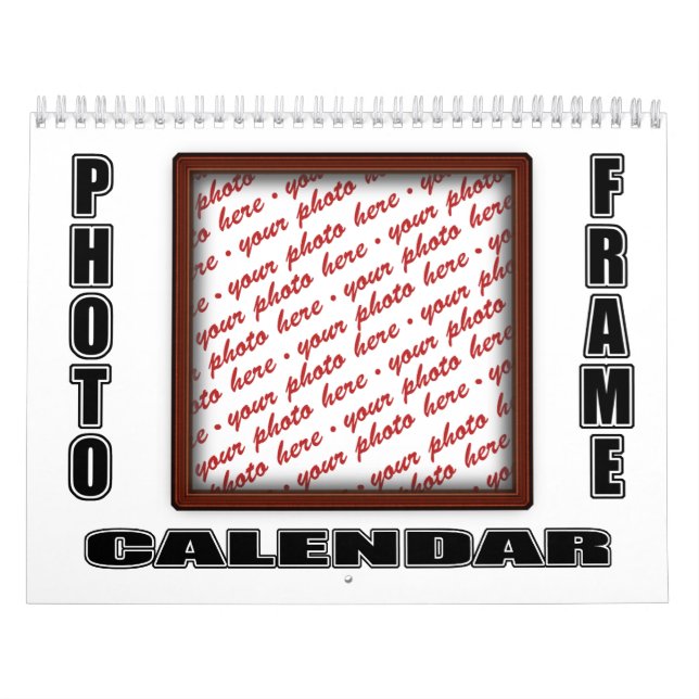 Mural Calendrier du cadre photo (Protection)