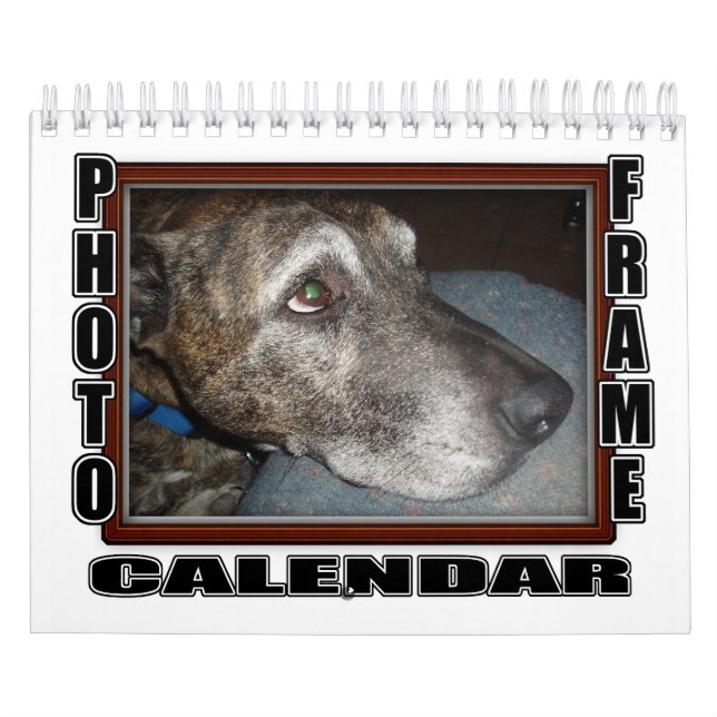Mural Calendrier du cadre photo (Protection)