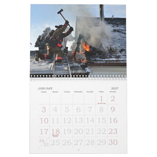 Mural Calendrier du feu 2015 de Buffalo (Jan 2027)