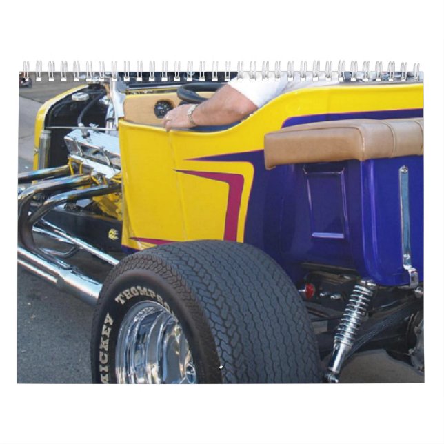 Mural Calendrier du hot rod #1 (Protection)