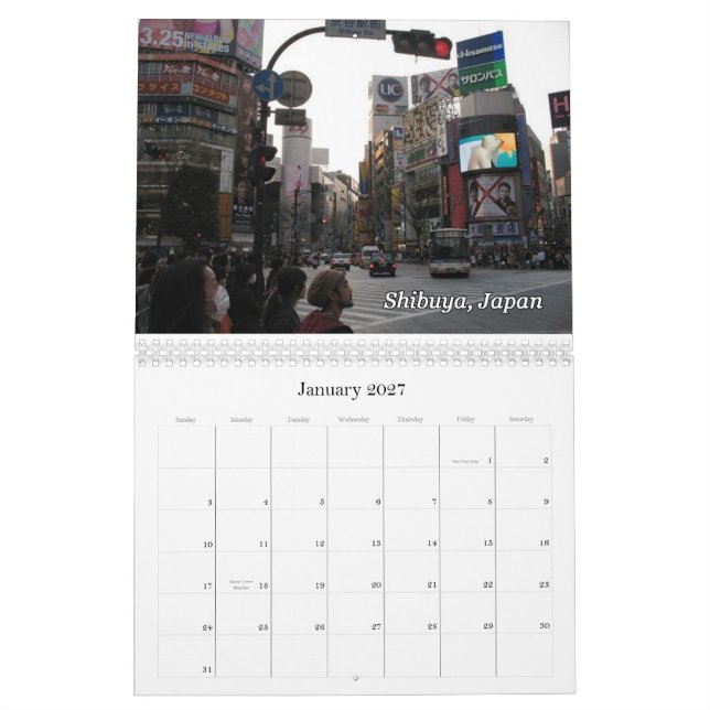Mural Calendrier du Japon 2011 (Jan 2027)