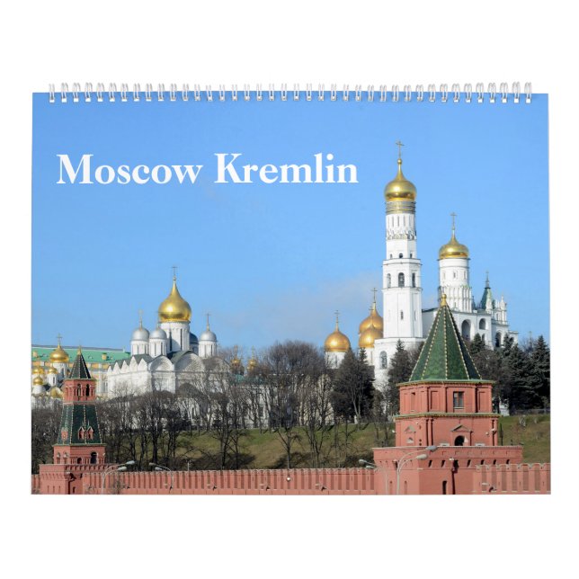 Mural Calendrier du Kremlin de Moscou 12 mois (Protection)