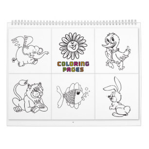 Mural calendrier du livre de couleurs