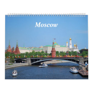 Mural Calendrier du mur de Moscou