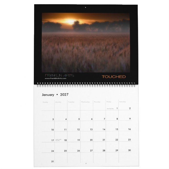 Mural Calendrier du paysage 2015 et du paysage marin (Jan 2027)