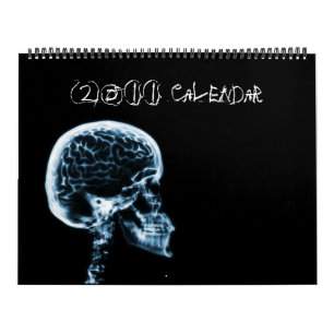 Mural Calendrier du squelette 2011 de vision de rayon X