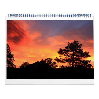 Mural Calendrier Estes Park Sunrise/Sunset 2015