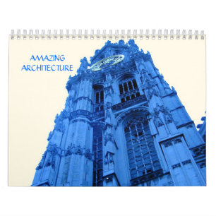 Mural Calendrier EXTRAORDINAIRE d'ARCHITECTURE