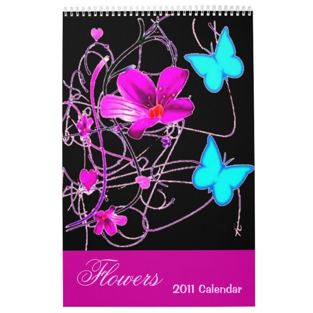 Mural Calendrier Fleurs 2011 (Protection)