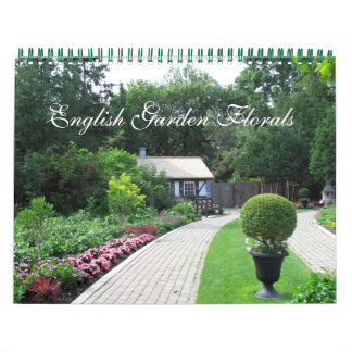 Mural Calendrier Florales du jardin anglais