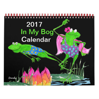 Mural Calendrier Froggy 2017