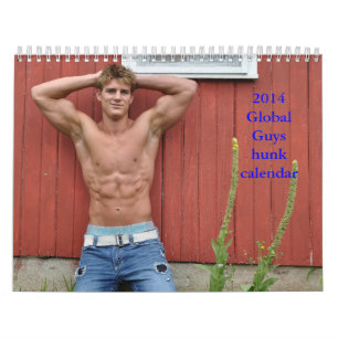 Mural Calendrier global de gros morceau de 2014 types