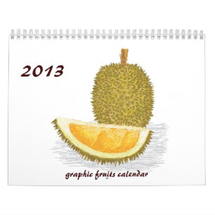 Mural calendrier III de 2013 fruits