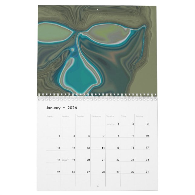 Mural Calendrier irréel 2013 (Jan 2026)