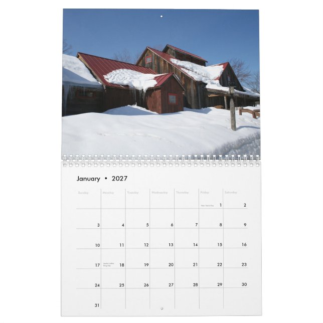 Mural Calendrier Karen 2013 personnalisable (Jan 2027)