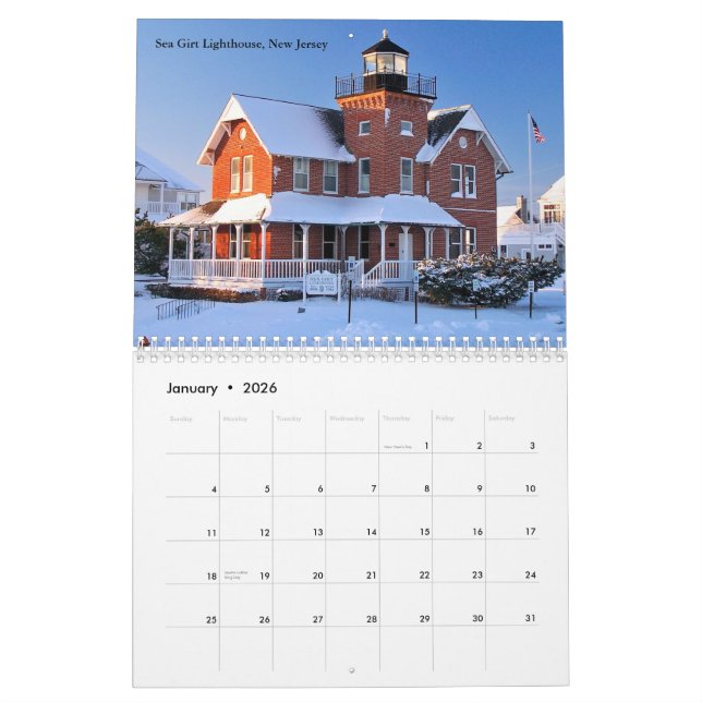 Mural Calendrier LighthouseGuy.com 2016 (Jan 2026)