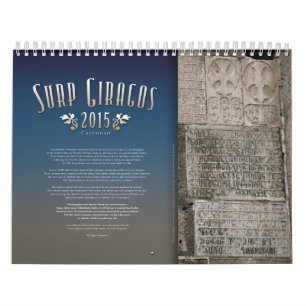 Mural Calendrier liturgique arménien 2015