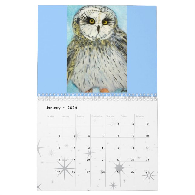 Mural Calendrier magique (Jan 2026)