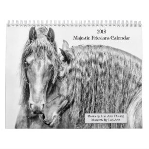 Mural Calendrier majestueux de 2018 frisons