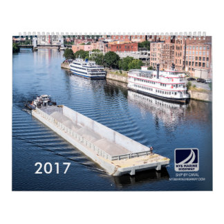 Mural Calendrier marin de Transporation Co 2017 de route