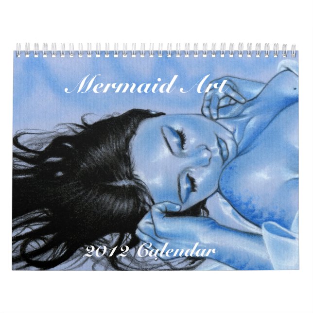 Mural Calendrier Mermaid Imaginaire Art 2012 (Protection)