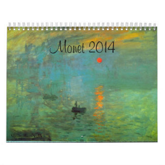 Mural Calendrier Monet 2014