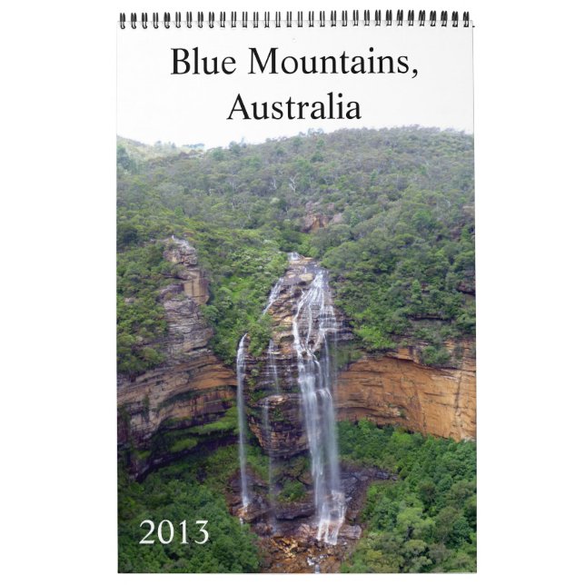 Mural calendrier montagnes bleues 2013 (Protection)