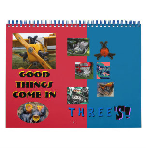 Mural Calendrier moteur de trois 2014 de taille moyenne