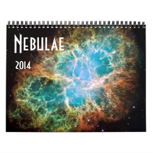 Mural Calendrier Nebulae 2014 de l'astronomie spatiale