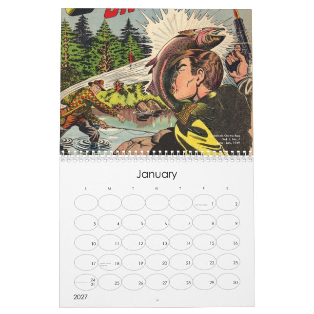 Mural Calendrier Oddball Comics (Jan 2027)