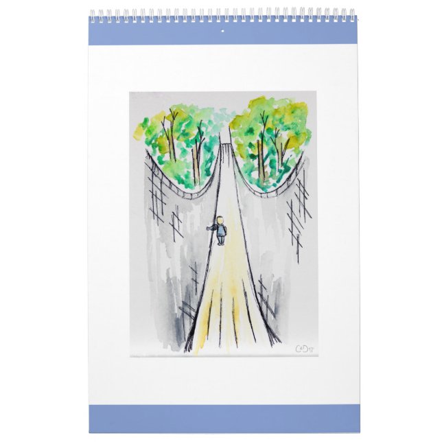 Mural Calendrier par le doyen de Carly Elise (Protection)