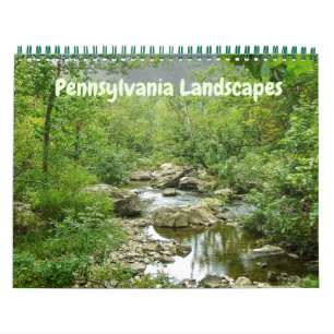 Mural Calendrier - Paysages de Pennsylvanie