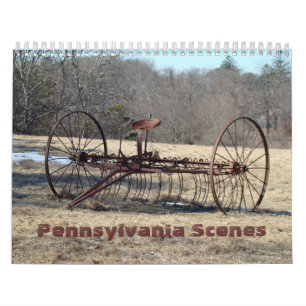 Mural Calendrier - Pennsylvanie Pittoresque