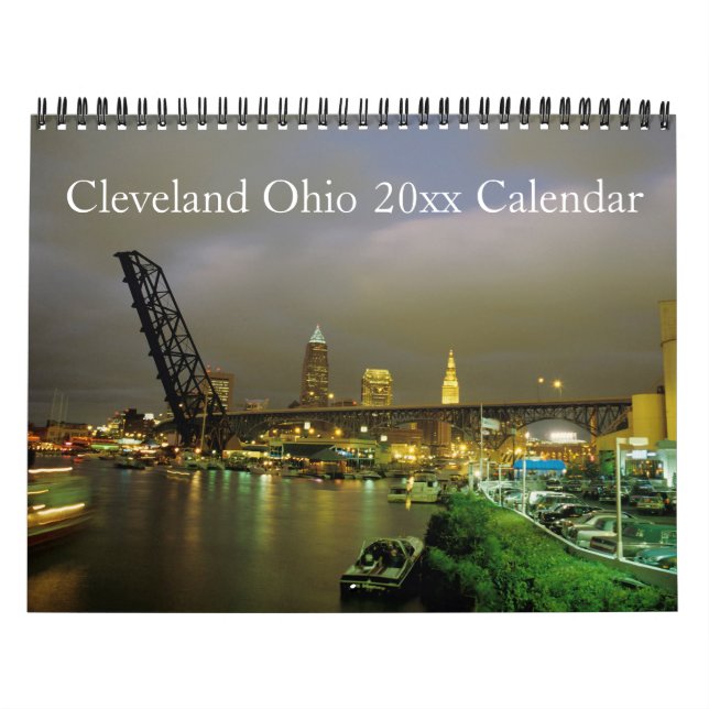 Mural Calendrier personnalisé Cleveland Ohio (Protection)